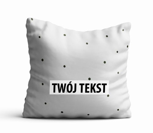Poduszka Dekoracyjna RÓŻNE  z Twoim napisem R08 na Arena.pl