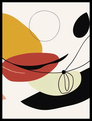 Plakat 75x100cm Geometryczna Krzywizna na Arena.pl