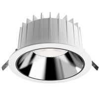 Wpust LAMPA sufitowa KEA 8768 Nowodvorski metalowa OPRAWA łazienkowa LED 40W 3000K okrągła IP44 biała