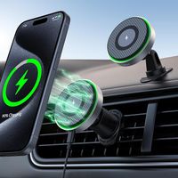 Magnetyczny bezprzewodowy uchwyt ładowarka samochodowa do telefonu 15W