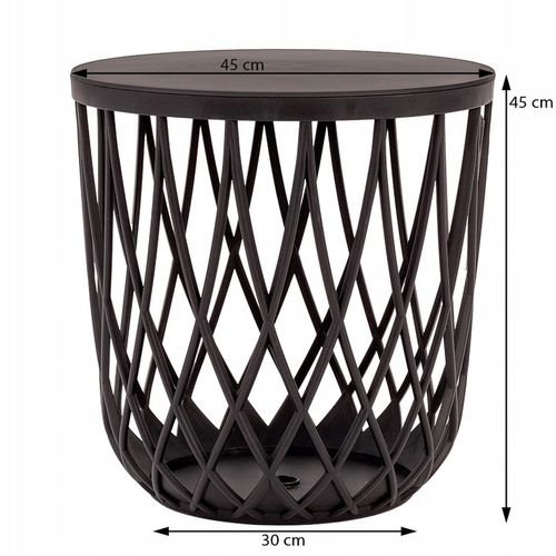 ZESTAW OGRODOWY BALKONOWY 2X KRZESŁO PLASTIKOWE AŻUROWE + STOLIK na Arena.pl