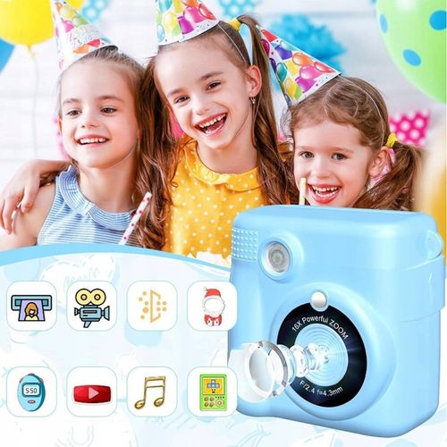 APARAT FOTOGRAFICZNY DLA DZIECI CYFROWY NATYCHMIASTOWY Z DRUKARKĄ + WKŁADY na Arena.pl
