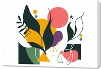 Obraz 100x70cm Kolorowa Abstrakcja Botaniczna