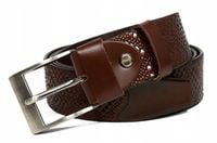 pasek męski skórzany rovicky prs-03-bge 109-124