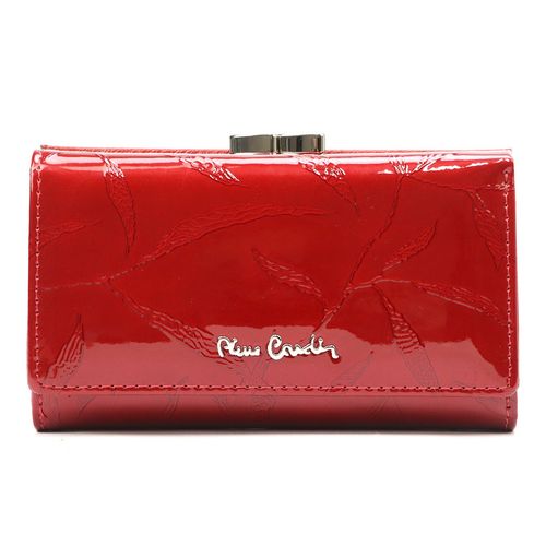 Elegancki damski portfel skórzany wzór w liście na Arena.pl