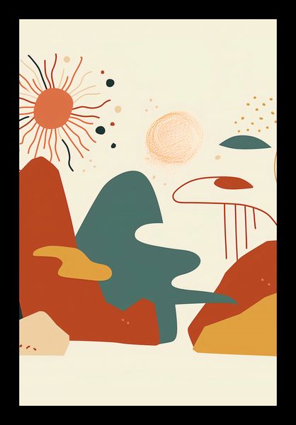 Plakat 30x45cm Kosmos Barw zdjęcie 2