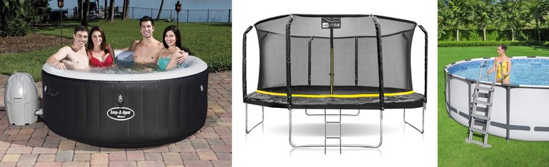 Siatka do trampoliny zewnętrznej 8ft zdjęcie 8