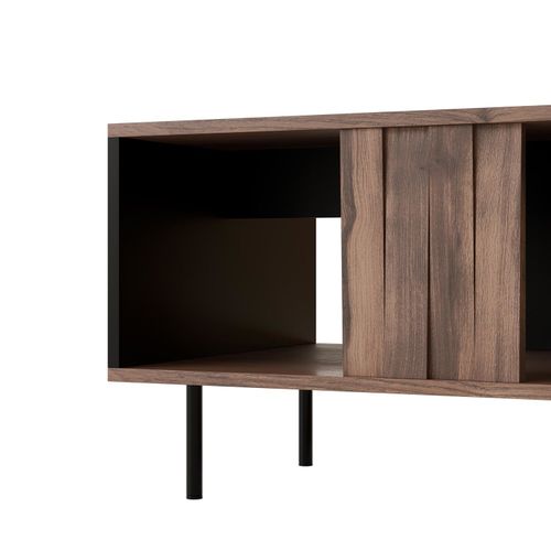 Stolik kawowy Miri orzechowy/czarny na Arena.pl