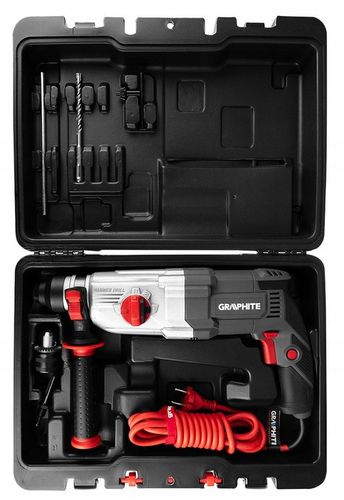 GRAPHITE MŁOTOWIERTARKA SDS+ udar 3.4J 900W 4 funkcje WIERTARKA 58G539 na Arena.pl