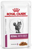 Weterynaryjna karma dla kotów ze schorzeniami nerek RoyalCanin Wołowina 85g