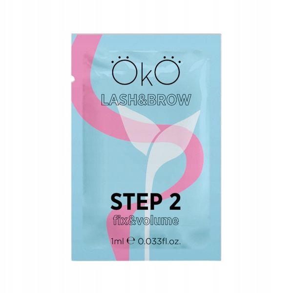 Krok do laminacj OKO Lash & Brow STEP 2 FIX&VOLUME, saszetka 1 ml zdjęcie 1