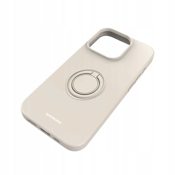 Spacecase Silicone Ring Iphone 15 Pro Bone zdjęcie 4