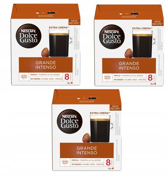 NESCAFE DOLCE GUSTO GRANDE INTENSO 3x16 zdjęcie 1
