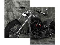 80X70CM MOTOCYKL DUO OBRAZ