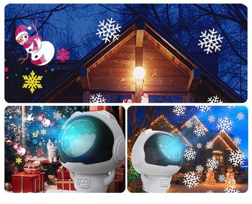 ŚWIĄTECZNY PROJEKTOR LED LASEROWY RZUTNIK REFLEKTOR NA DOM 16 MOTYWÓW na Arena.pl