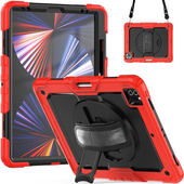 Etui na Tablet iPad Pro 5/4 12.9 cala (2021/2020) Pancerne Czerwone