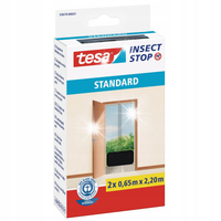 TESA MOSKITIERA DRZWI CZARNA 1,2m x 2,2m STANDARD