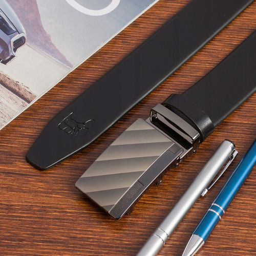 Zestaw męski skórzany portfel pasek duży Beltimore na Arena.pl