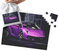 PUZZLE TRADYCYJNE - LAMBO SUPER SAMOCHODY MEGA WZORY 96EL + WORECZEK