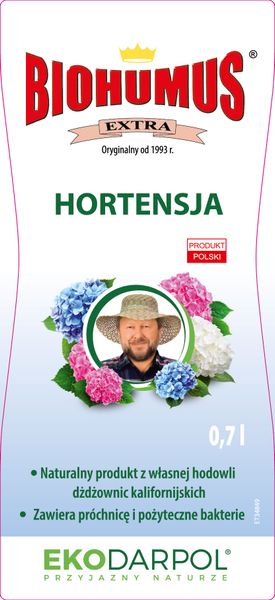 EKODARPOL BIOHUMUS EXTRA Hortensja 0,7L zdjęcie 3