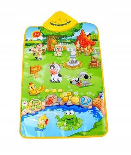 MATA MUZYCZNA INTERAKTYWNA EDUKACYJNA WESOŁA FARMA ODGŁOSY ZWIERZĄT na Arena.pl