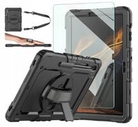 ETUI PANCERNE DO SAMSUNG GALAXY TAB S7 S8 S9 FE + SZKŁO HARTOWANE + RYSIK