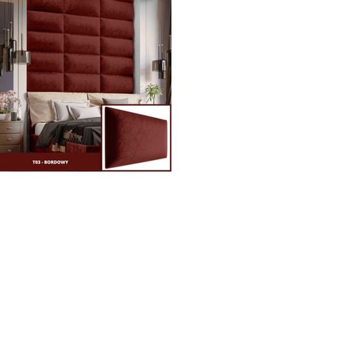 PANELE TAPICEROWANE ŚCIENNE KREMOWE WEZGŁOWIE 3D 40cm x 30cm na Arena.pl