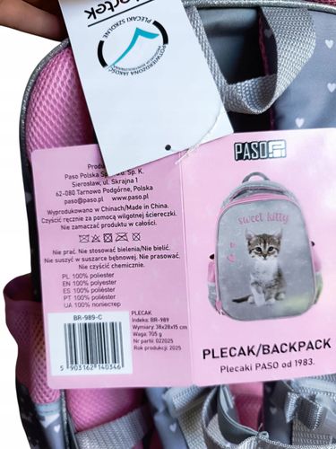 Plecak PASO „Sweet Kitty” na Arena.pl