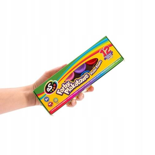 AS Farby plakatowe 12 kolorów - 20 ml na Arena.pl