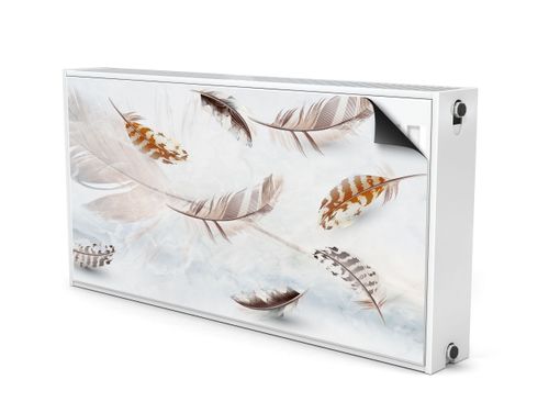 Osłona MAGNETYCZNA Na Grzejnik Pióra Styl Boho 80cm x 60cm na Arena.pl