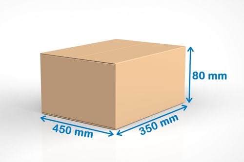 karton klapowy 450x350x80mm 380g/m2 na Arena.pl