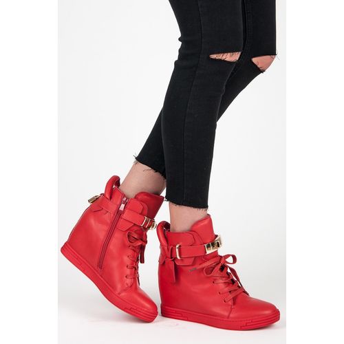 Czerwone sneakersy r.36 na Arena.pl