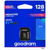 MARKOWA KARTA PAMIĘCI GOODRAM 128 GB MICRO SD HC CLASS 10 DO KAMER ITP.