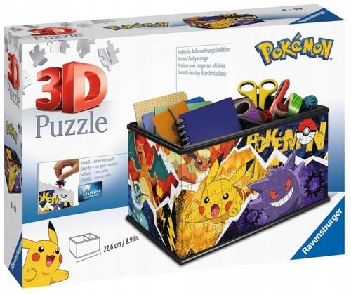 Puzzle 3D Szkatułka Pokemon Ravensburger na Arena.pl