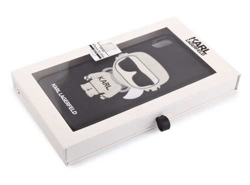 KARL LAGERFELD HARDCASE - iPhone XS Max - BLACK SPACE na Arena.pl