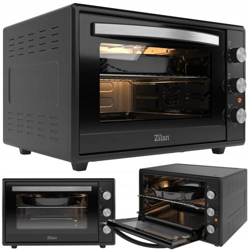 PIEKARNIK ELEKTRYCZNY MINI GRILL TIMER CZARNY XXL 2000W 65L na Arena.pl