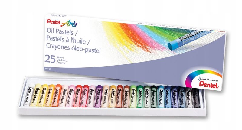 PASTELE OLEJNE 25KOL. PENTEL PHN-25 A'12 3597 zdjęcie 1