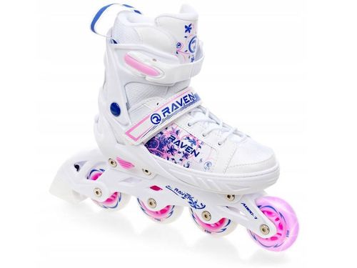 Rolki regulowane Raven Meia LED 31-35 na Arena.pl