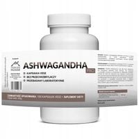 ASHWAGANDHA największa MEGA KAPSUŁKA 10mg witanolidów 100 vegekaps.