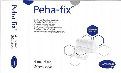 Bandaż elastyczny HARTMANN PEHA-FIX 10cm x 4m OPASKA PODTRZYMUJĄCA 20szt. na Arena.pl