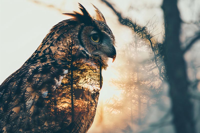 Plakat 45x30cm Sowi Duch zdjęcie 1