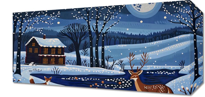 Obraz 40x20cm Przyszła Zima zdjęcie 1