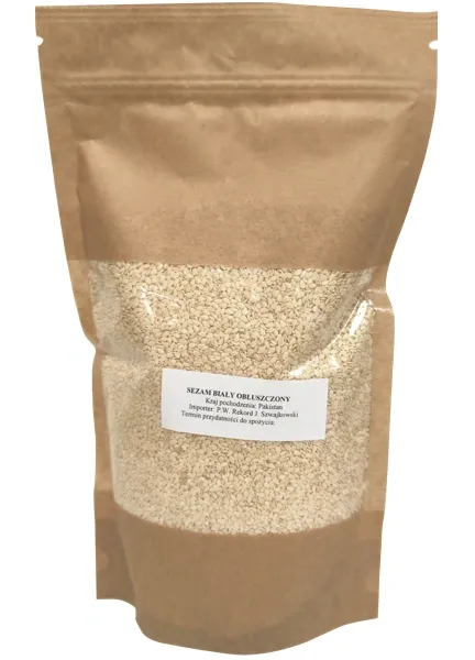 Sezam biały obłuszczony 500g zdjęcie 1