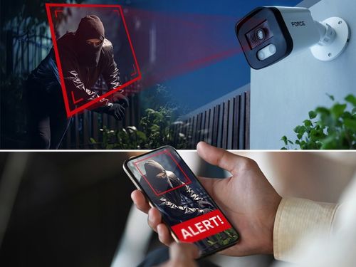 FORCE Zestaw monitoringu 4x Kamera AHD 8MPx 4K, PODGLĄD ONLINE na Arena.pl