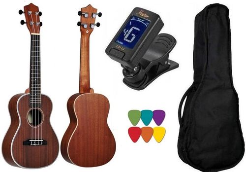 UKULELE KONCERTOWE + TABELA+POKROWIEC+TUNER+KOSTKI na Arena.pl