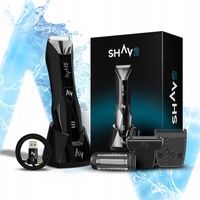 MASZYNKA DO STRZYŻENIA WŁOSÓW GOLENIA ZAROSTU CIAŁA Shav 2 | czarna