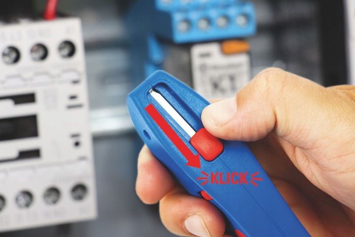 WEICON ŚCIĄGACZ IZOLACJI NÓŻ HAKOWY DO KABLI S4-28 zdjęcie 3