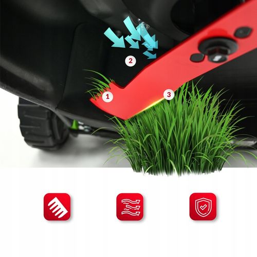 KOSIARKA SPALINOWA LEHMANN 44CM NAPĘD POTĘŻNA SILNIK 146CC MULCZOWANIE na Arena.pl