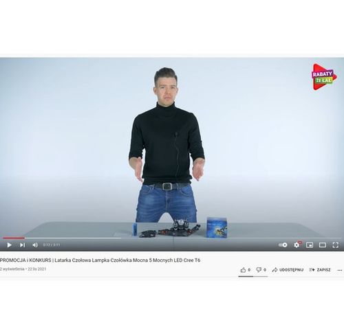 Latarka Czołowa 5 X Led T6 Cree na Arena.pl