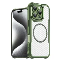 etui silikonowe leading series magsafe do iphone 16 pro max - zielone